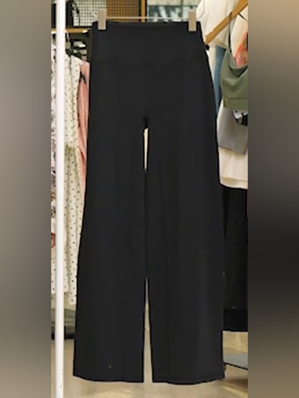 NWT Zella Black High Waist Straight Leg Pants Size 8 🖤 - Picture 13 of 14